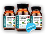 DR WAKDE'S Punarnava: dosis diaria recomendada con comidas.