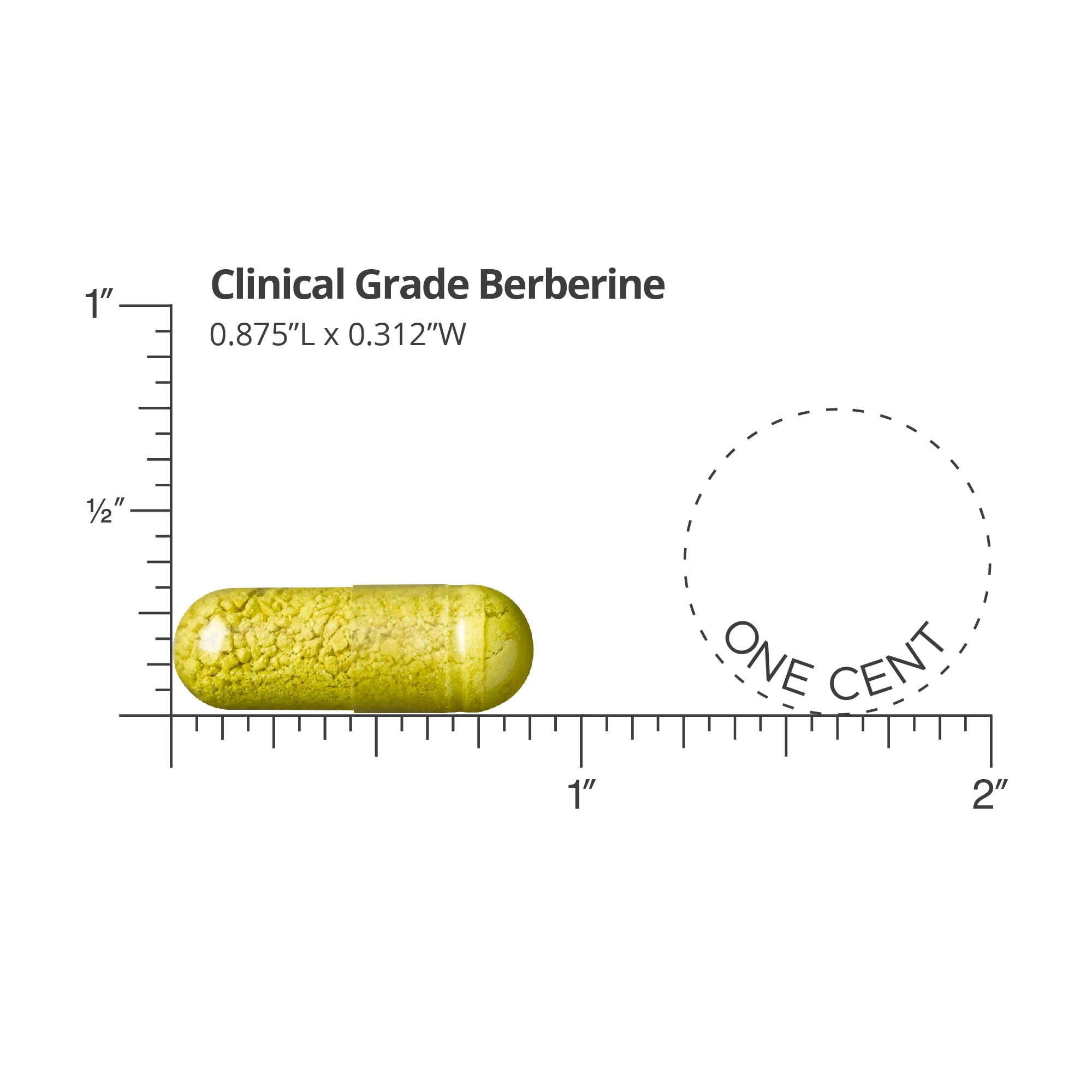 Etiqueta frontal de Berberina Dr. Whitaker, dosis diaria de 1500 mg