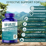 DR YES Ashwagandha Cápsulas 500 mg, extracto visible, apoyo a la calma y al descanso.