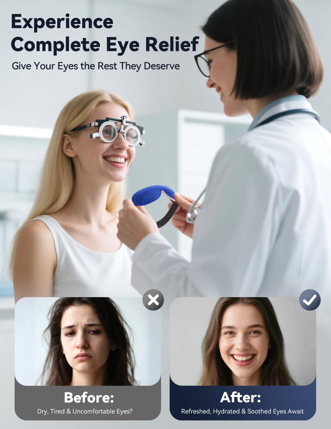 Dr.Auth diseño ergonómico suave para contacto cómodo con la cara