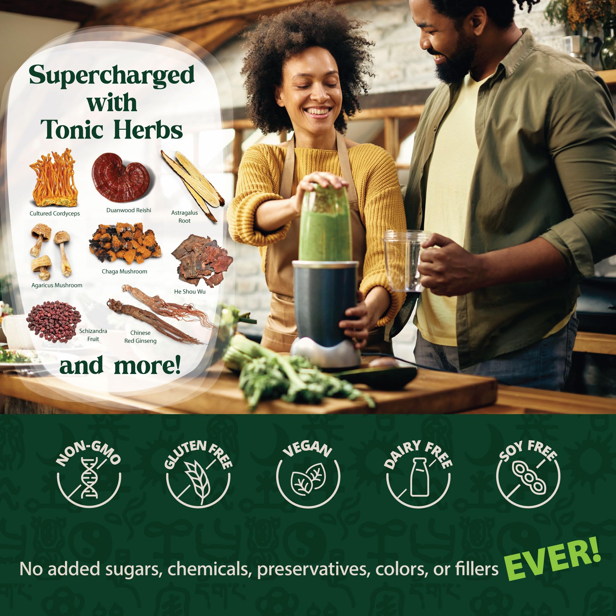 Dragon Herbs Tonic Alchemy: supergreens y algas para nutrición diaria