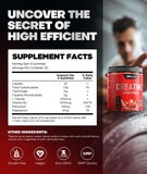 Dralot Creatina Monohidrato gominolas con ingredientes clave para soporte muscular