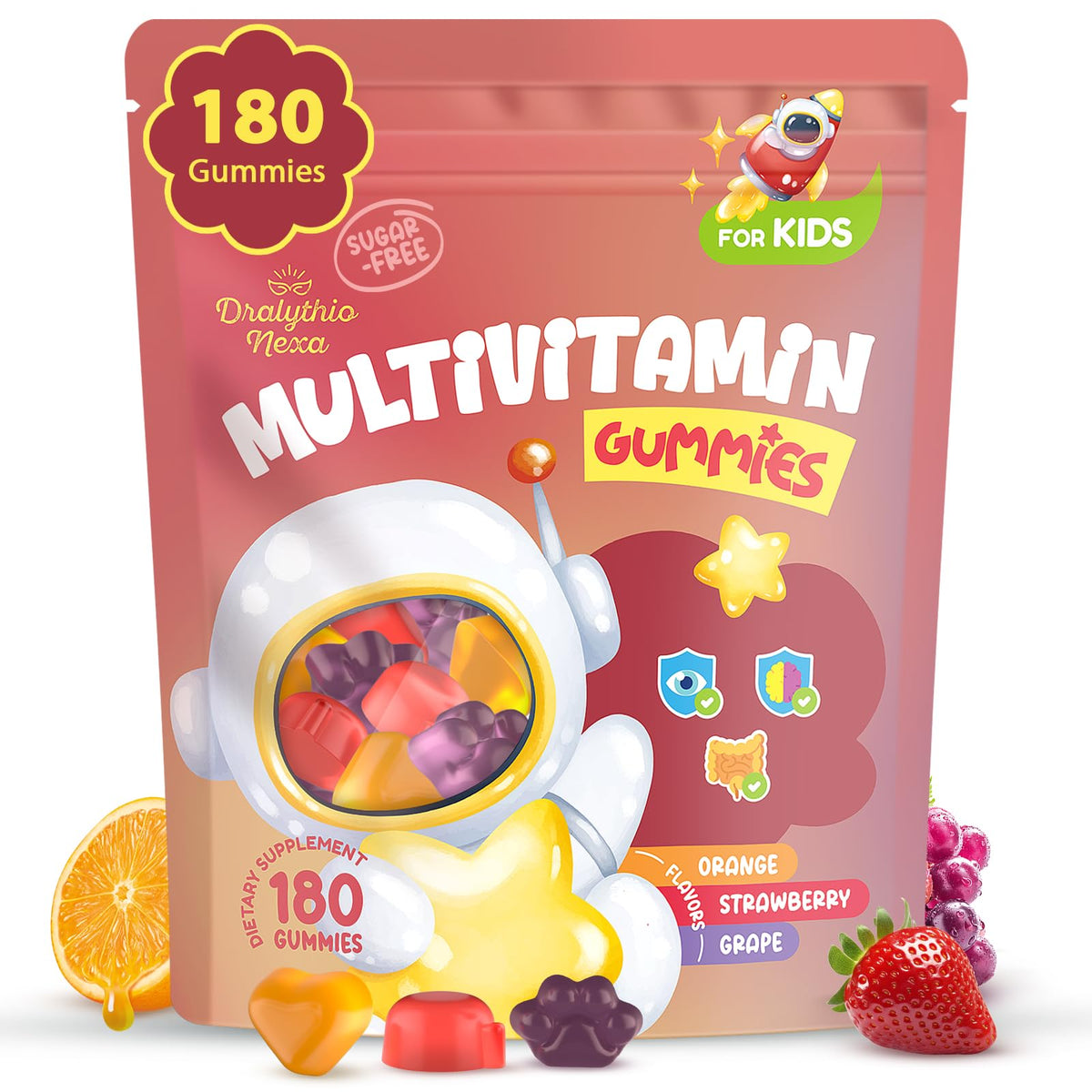 DRALYTHIO NEXA: la caja de gomitas 180 facilita la rutina diaria.