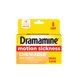 El pack de 3 Dramamine naranja facilita viajar sin mareos.