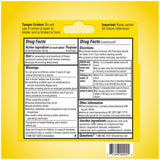 Dramamine 3-paquetes naranja, conveniente para familias y viajeros.
