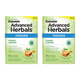 Dramamine Ginger Chews con empaque doble para viajes y comodidad