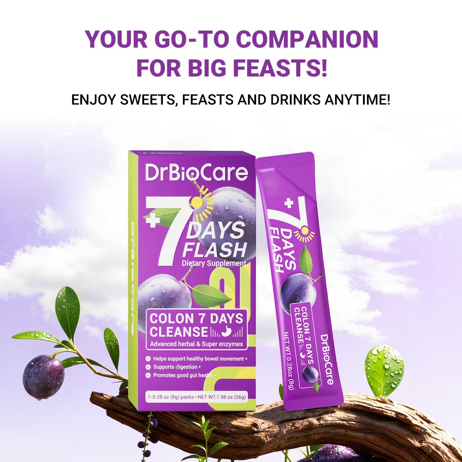 DrBioCare Colon 7 Días: cápsulas para apoyo digestivo diario