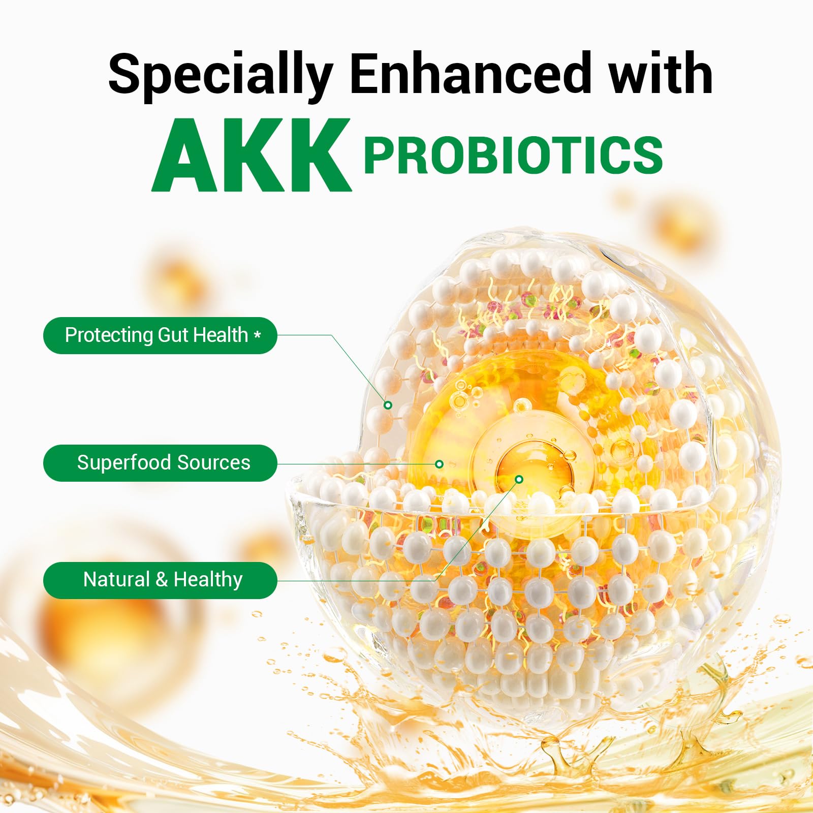 DrBioCare Enoki polvo, visual de suplemento para enriquecer batidos