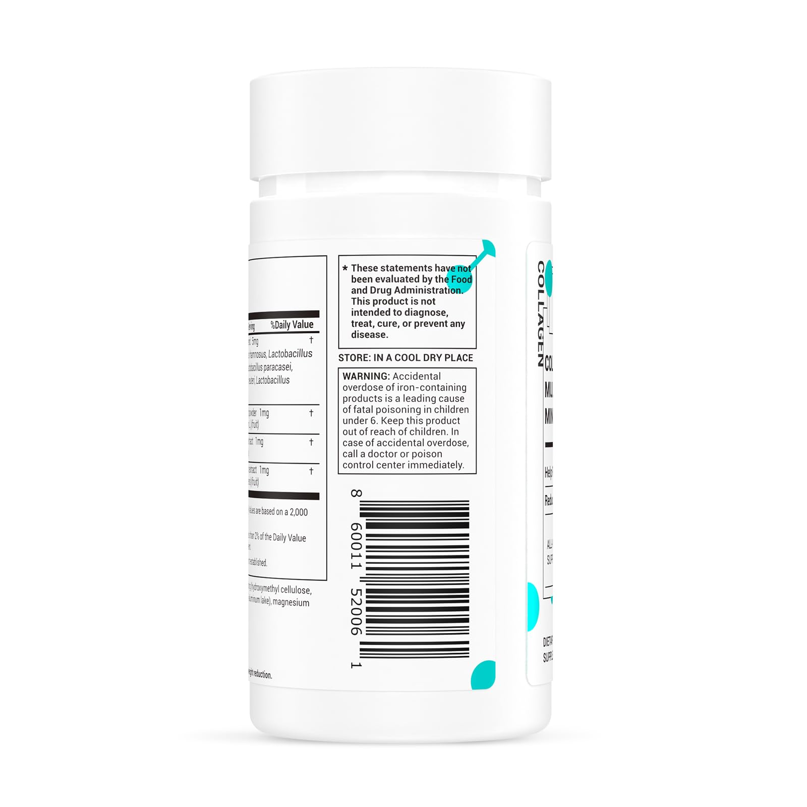 DrBioCare Mezcla de ingredientes clave, soporte integral para belleza.