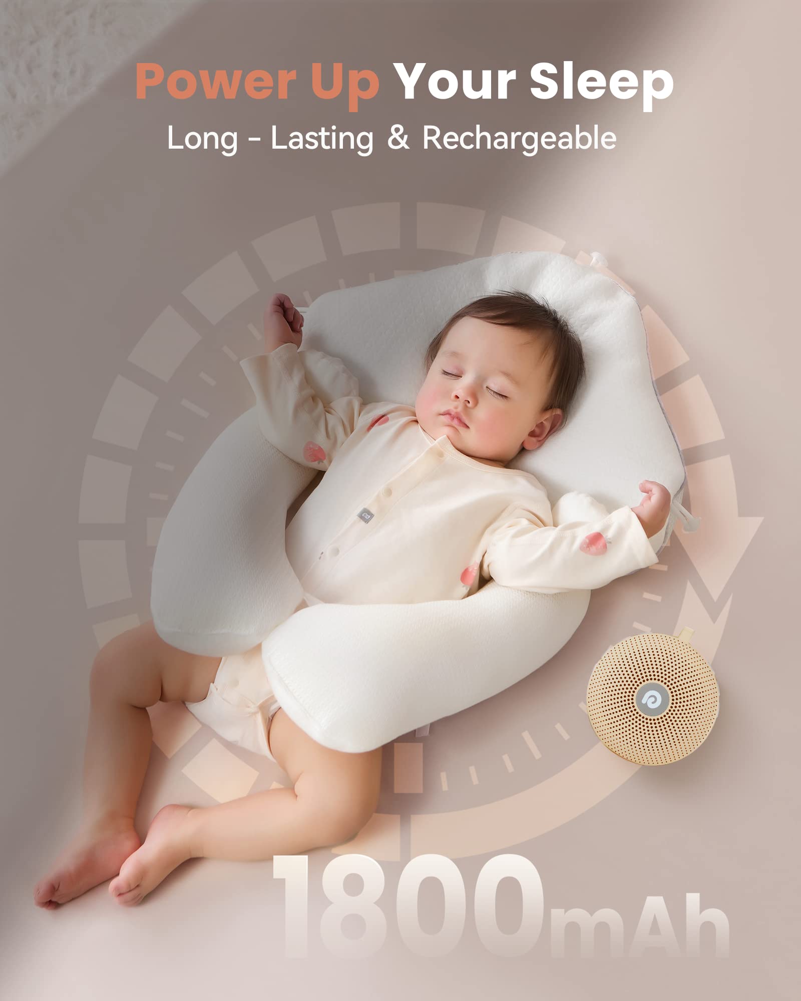 Dreamegg D11 Max 21 sonidos relajantes para sueño y concentración.