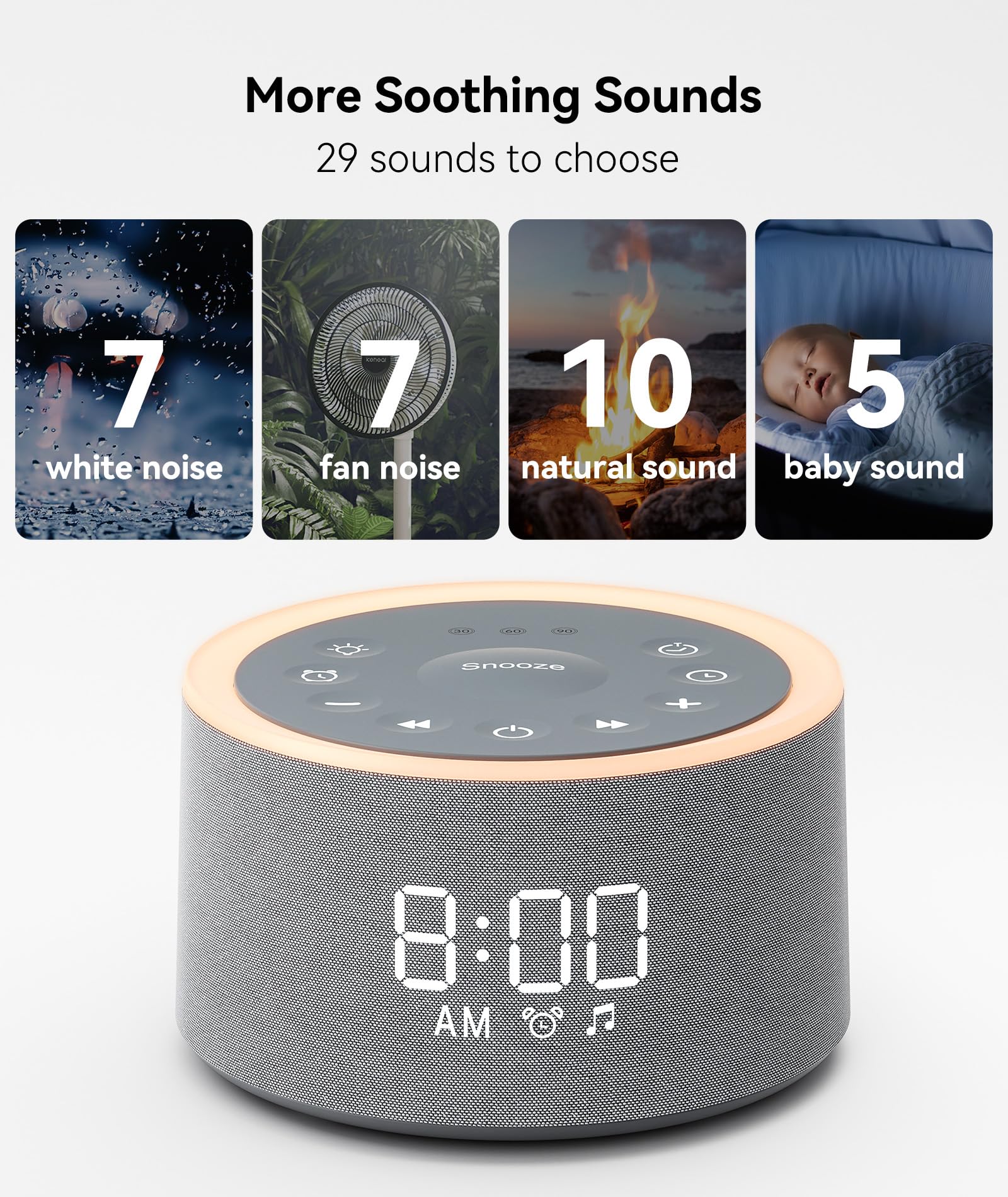 Dreamegg D1+ alarma suave para despertar sin sobresaltos