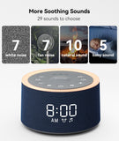 Dreamegg D1+ luz cálida integrada crea ambiente acogedor al dormir.