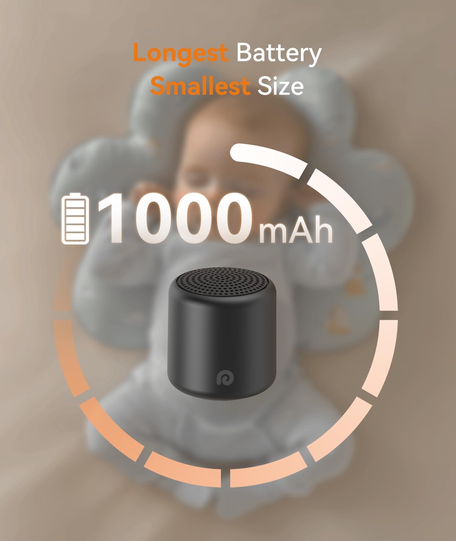 Dreamegg Pocket Sleep, diecisiete sonidos naturales, personaliza el ambiente para descansar.