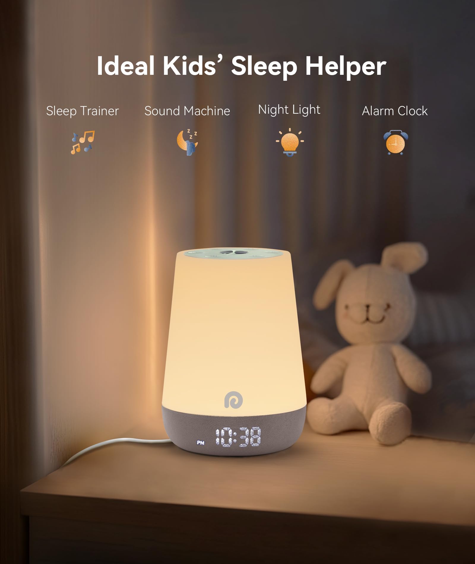 Dreamegg Luces nocturnas: modos suaves para ambiente reconfortante