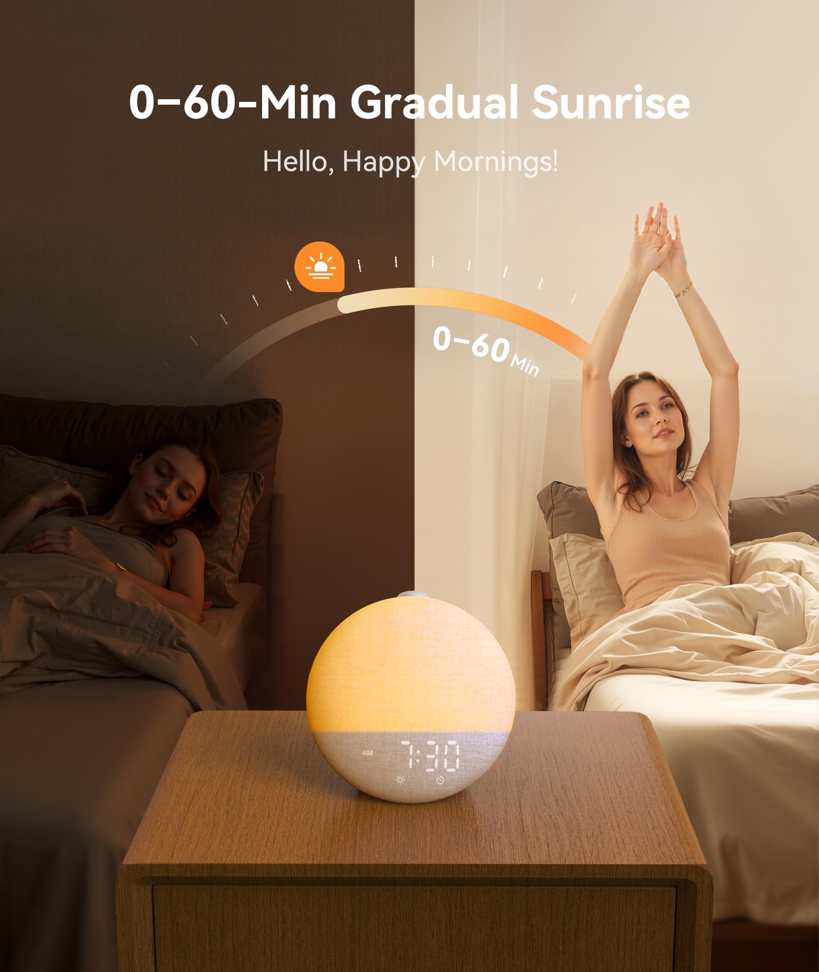 Dreamegg Sunrise 2 modo Favoritos para acceso rápido a configuraciones.