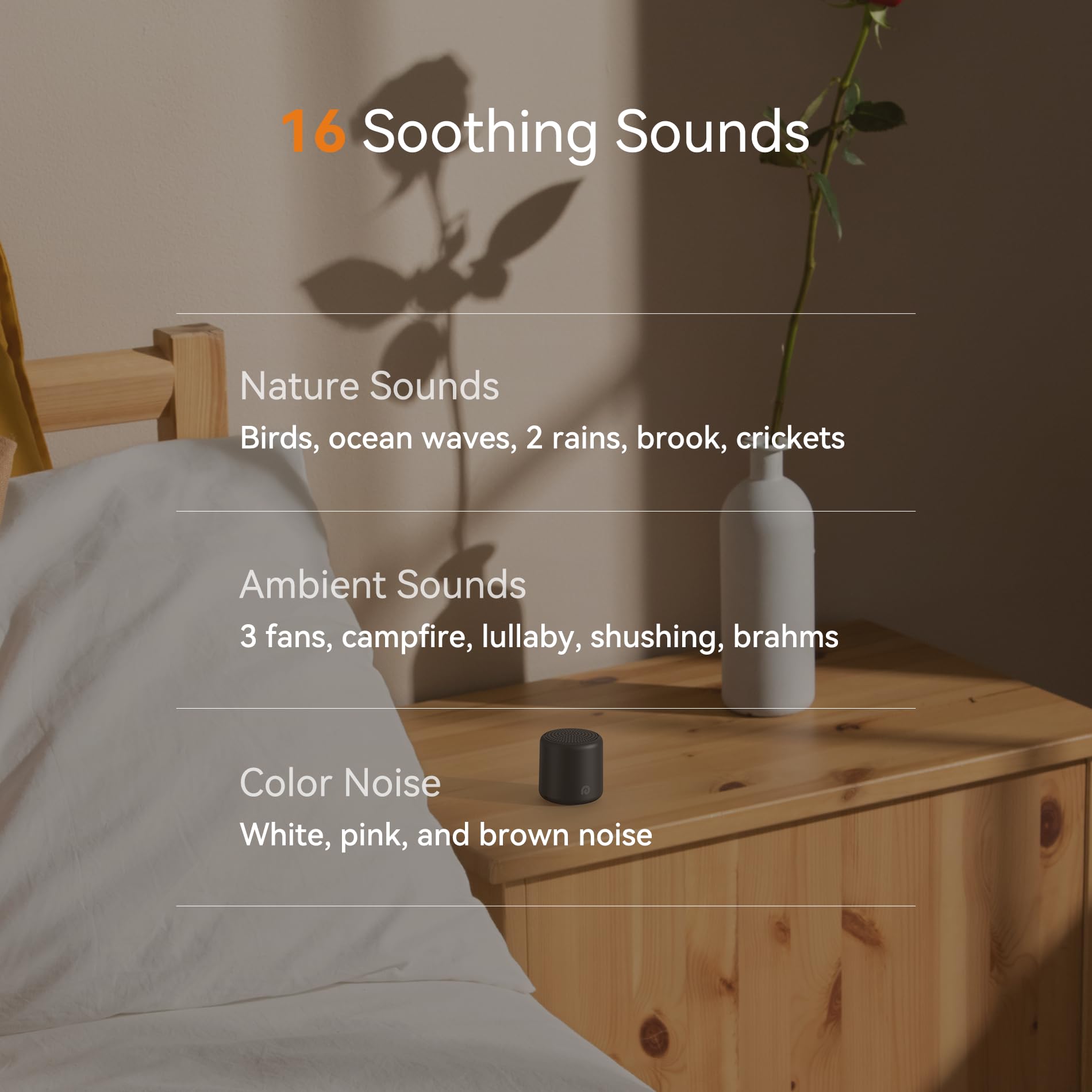 Dreamegg Pocket Sleep, temporizador y memoria, uso sencillo sin buscar botones en la oscuridad.