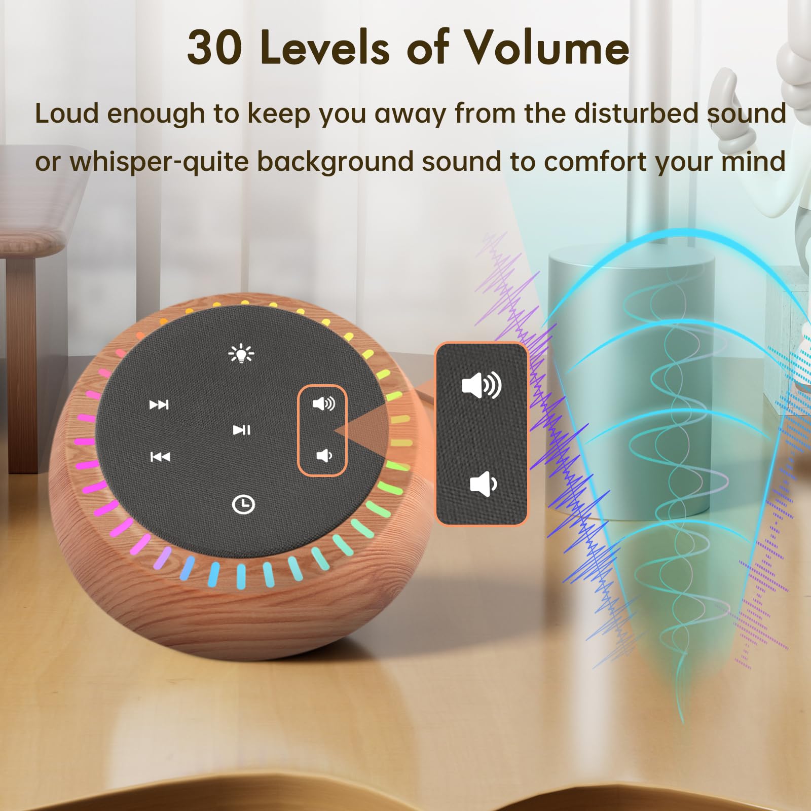 DreamSky temporizador de sueño ajustable para apagado automático tras dormir.