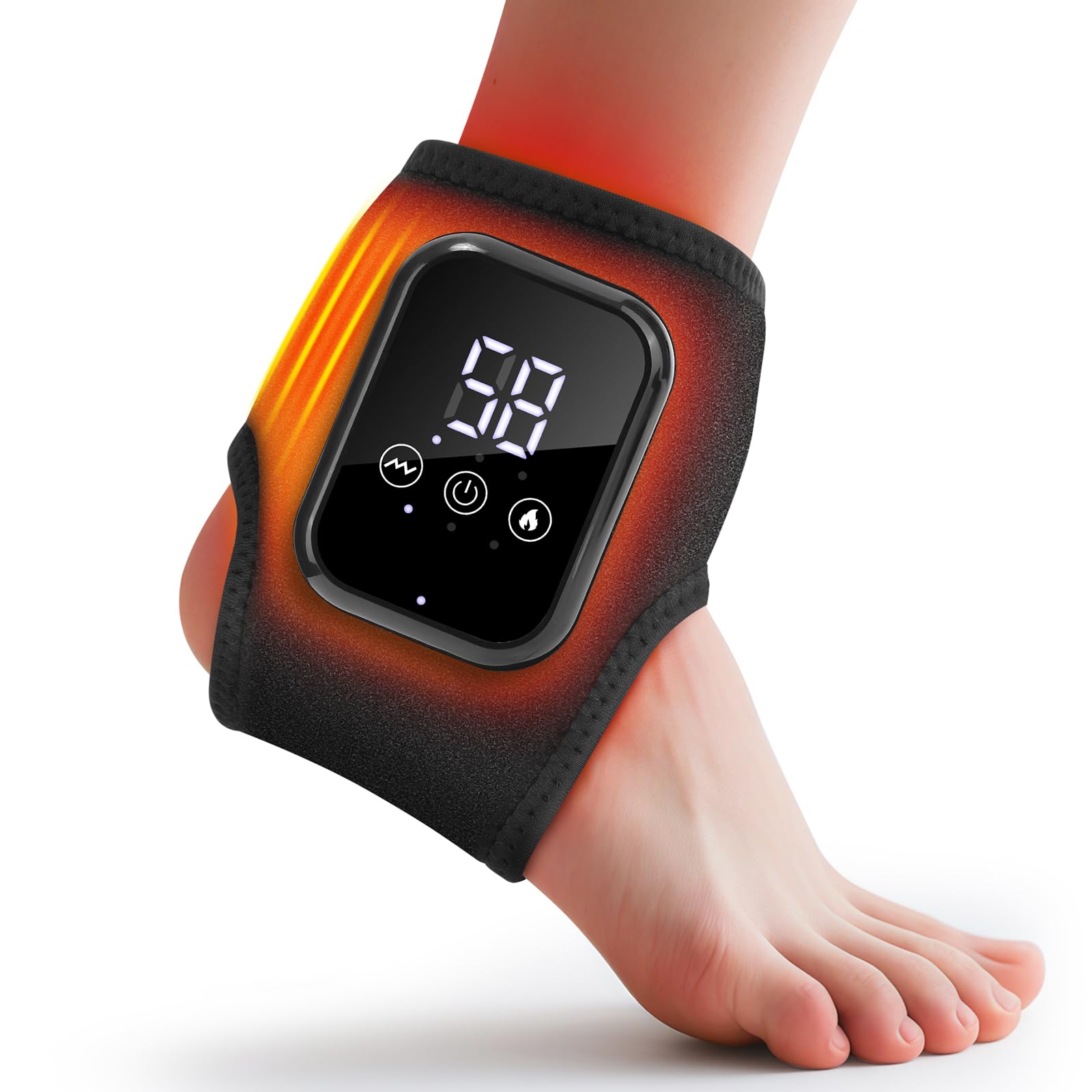 DREAMSOME Almohadilla inalambrica tobillo con bateria integrada para alivio inmediato tras ejercicio.