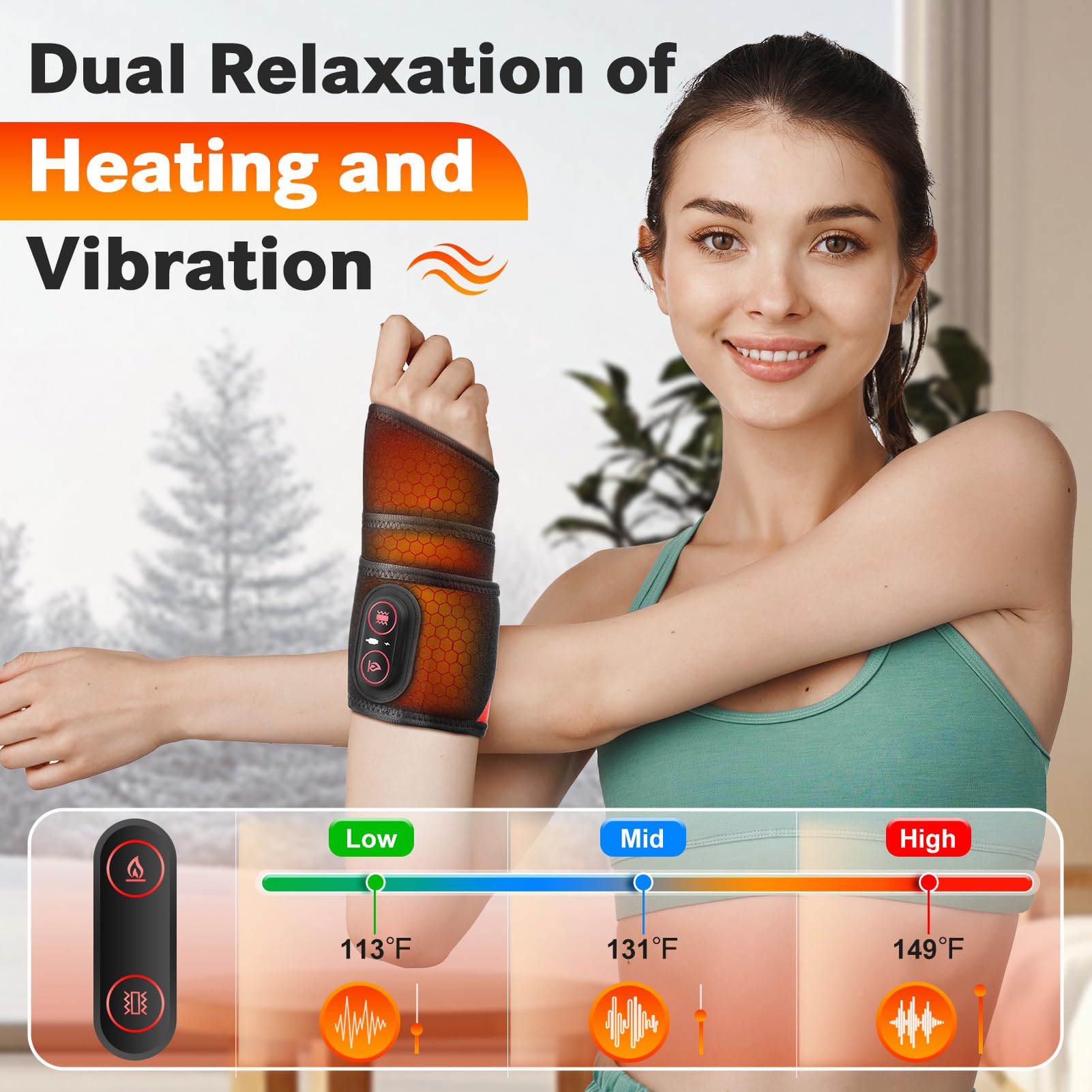 DREAMSOME calentador: 3 niveles de calor para confort diario