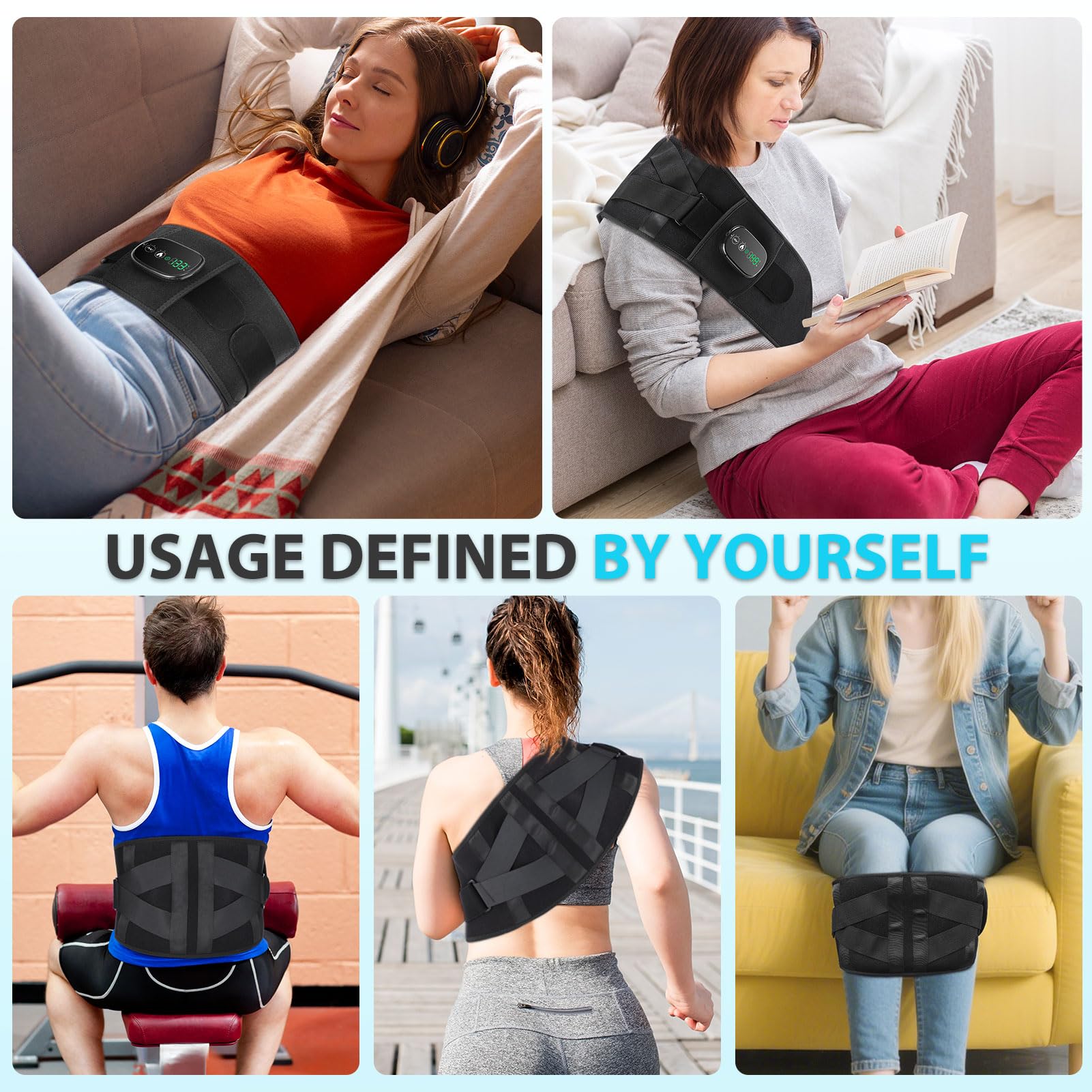 dreamsome diseno ergonómico y ajustable para uso durante todo el día