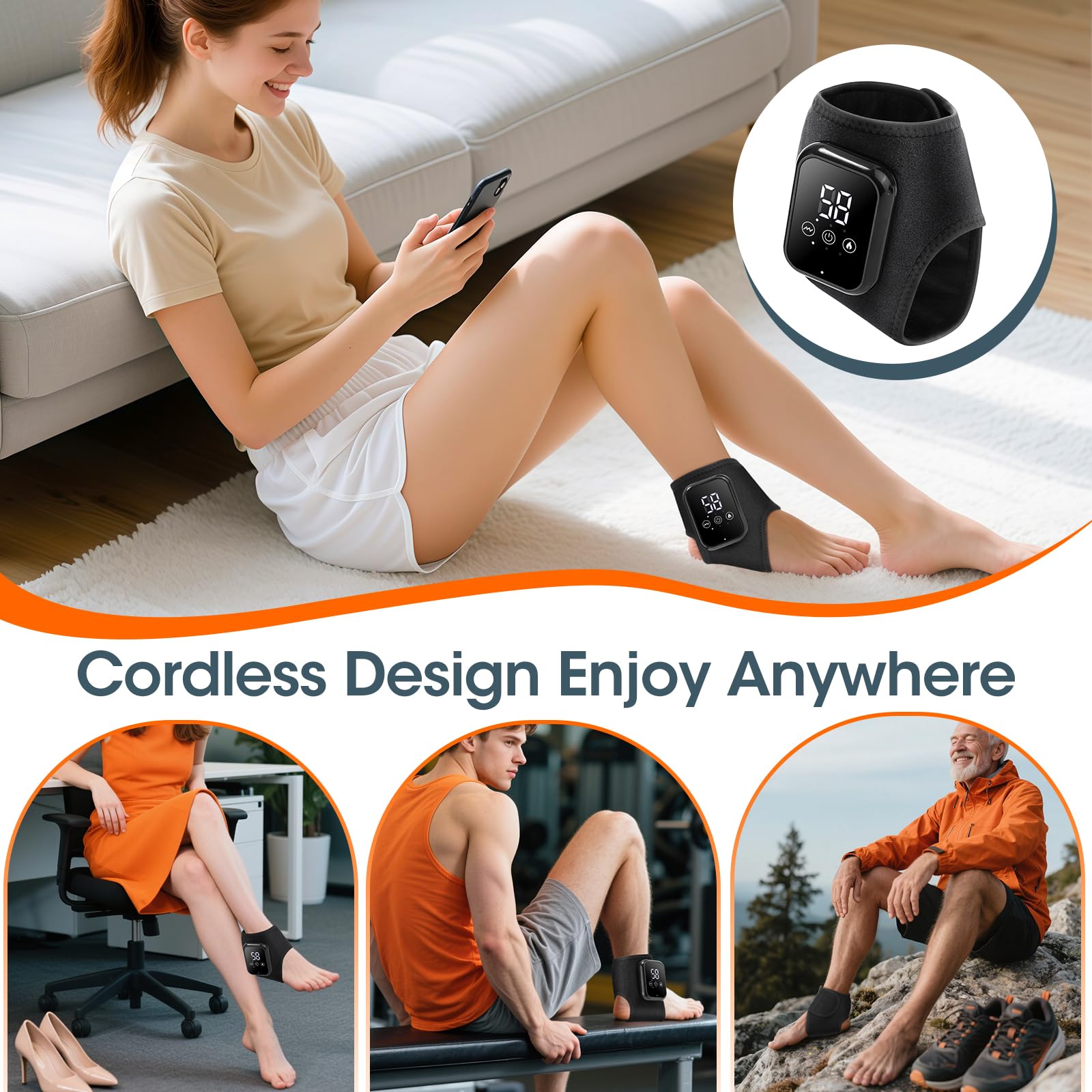 DREAMSOME modos de vibracion para cuidado diario, relajacion despues de deporte y confort.
