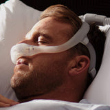 DreamWear montura nasal, vista lateral, ajuste estable durante la noche
