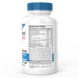 DrFormulas HairOmega DHT Blocker, etiqueta frontal mostrando ingredientes clave para el cabello.