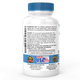 DrFormulas HairOmega DHT Blocker, etiqueta trasera destacando la fórmula vegetariana.