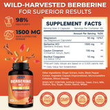 DRFOSTER Berberina HCL, etiqueta detalle, información clara sobre ingredientes y dosis.