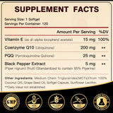 DRFOSTER CoQ10 200 mg cápsulas: fórmula de alta absorción para mayor biodisponibilidad.