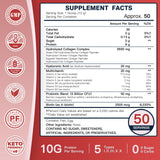 DRFOSTER Multi-Collagen Ingredientes: foco en hidrolizados y microelementos