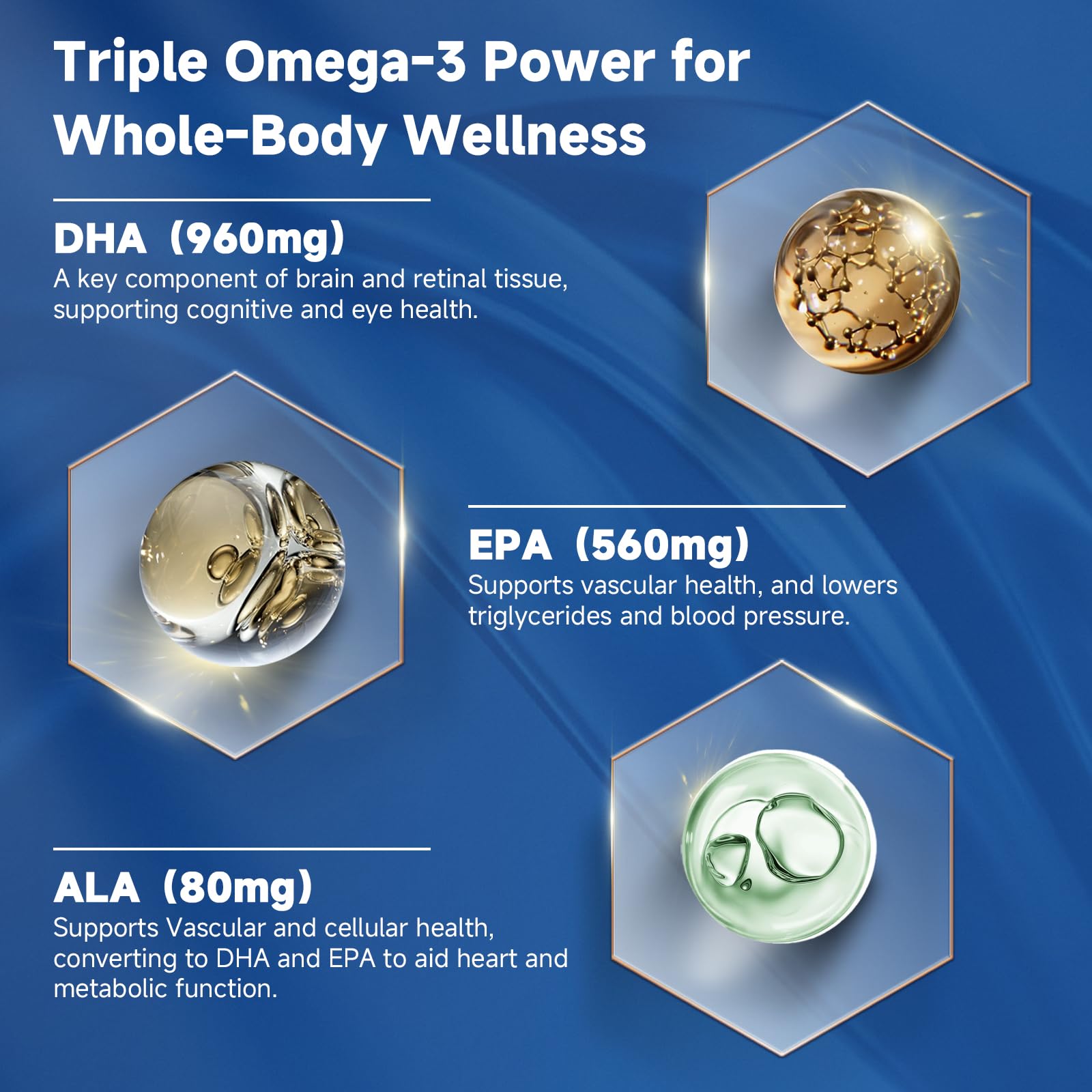 DRFOSTER Omega-3 cápsulas en la mano: textura suave para apoyo diario.