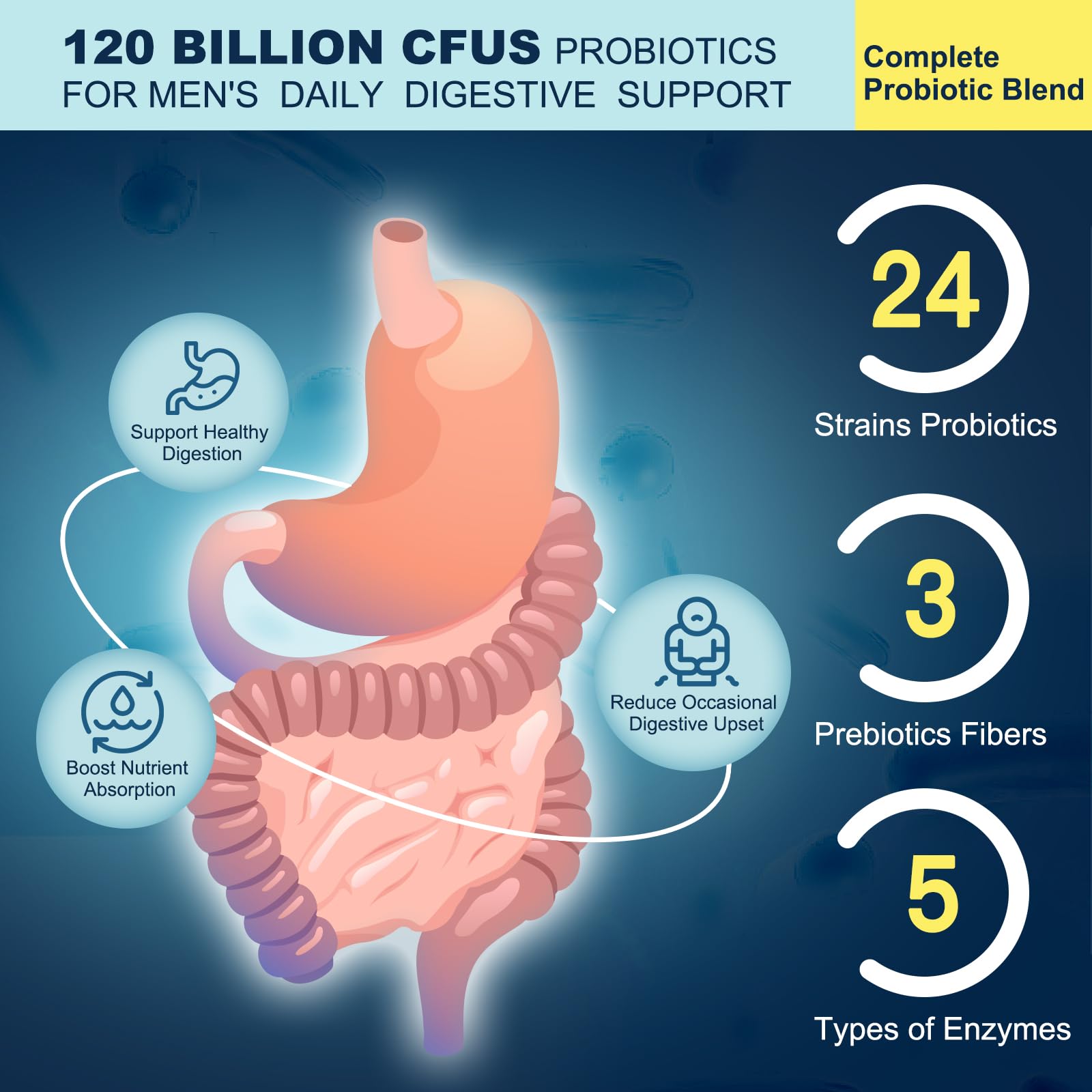 DRFOSTER probióticos, cápsula en primer plano, liberación intestinal sostenida