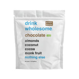 drink wholesome proteina vegana chocolate almendra, envase práctico para estómagos sensibles