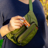 Formato portátil de Drinklits Naranja para entrenamientos y salida.