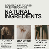 Aceite de masaje Drip Co coco y shea para piel suave