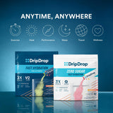 DripDrop bebida hidratante en vaso para deporte al aire libre