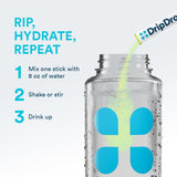 DripDrop premio Mayo Clinic, opción confiable de hidratación para viajes.