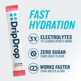 DripDrop maracuyá: bebida refrescante para mantener energía durante la práctica.