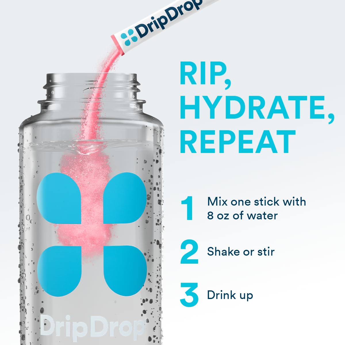 DripDrop sandía: rehidratación efectiva durante actividad física al aire libre.