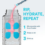 DripDrop sandía: rehidratación efectiva durante actividad física al aire libre.