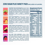 DripDrop Zero Sugar Plus: disolución rápida en agua para hidratación eficiente.