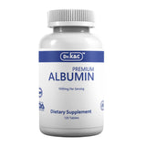 Dr.K&C Albumin: tabletas compactas de 1000 miligramos para ingerir fácilmente.