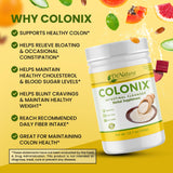 DrNatura Colonix, envase de 360 g para un cuidado intestinal constante.