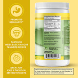 DrNatura Unifiber en bebida, mezcla suave sin sabor para uso diario.