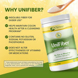 DrNatura Unifiber paquete de dos envases, conveniente para uso diario