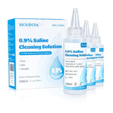 DROSOKING solución salina 0,9% en frascos de 100 ml para limpieza diaria suave.