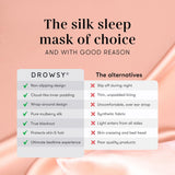 Seda de morera 22 momme de Drowsy para tacto suave y duradero