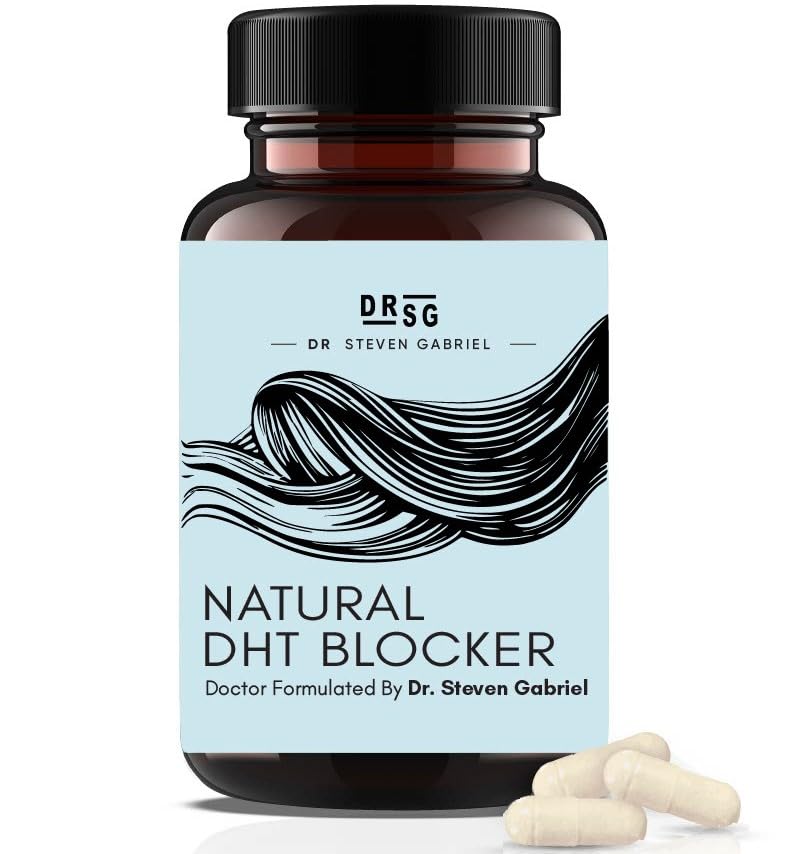 DrSG Bloqueador DHT cápsulas para cabello más abundante y saludable