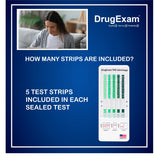 DrugExam resultado-1-línea-control indica si la prueba funcionó.